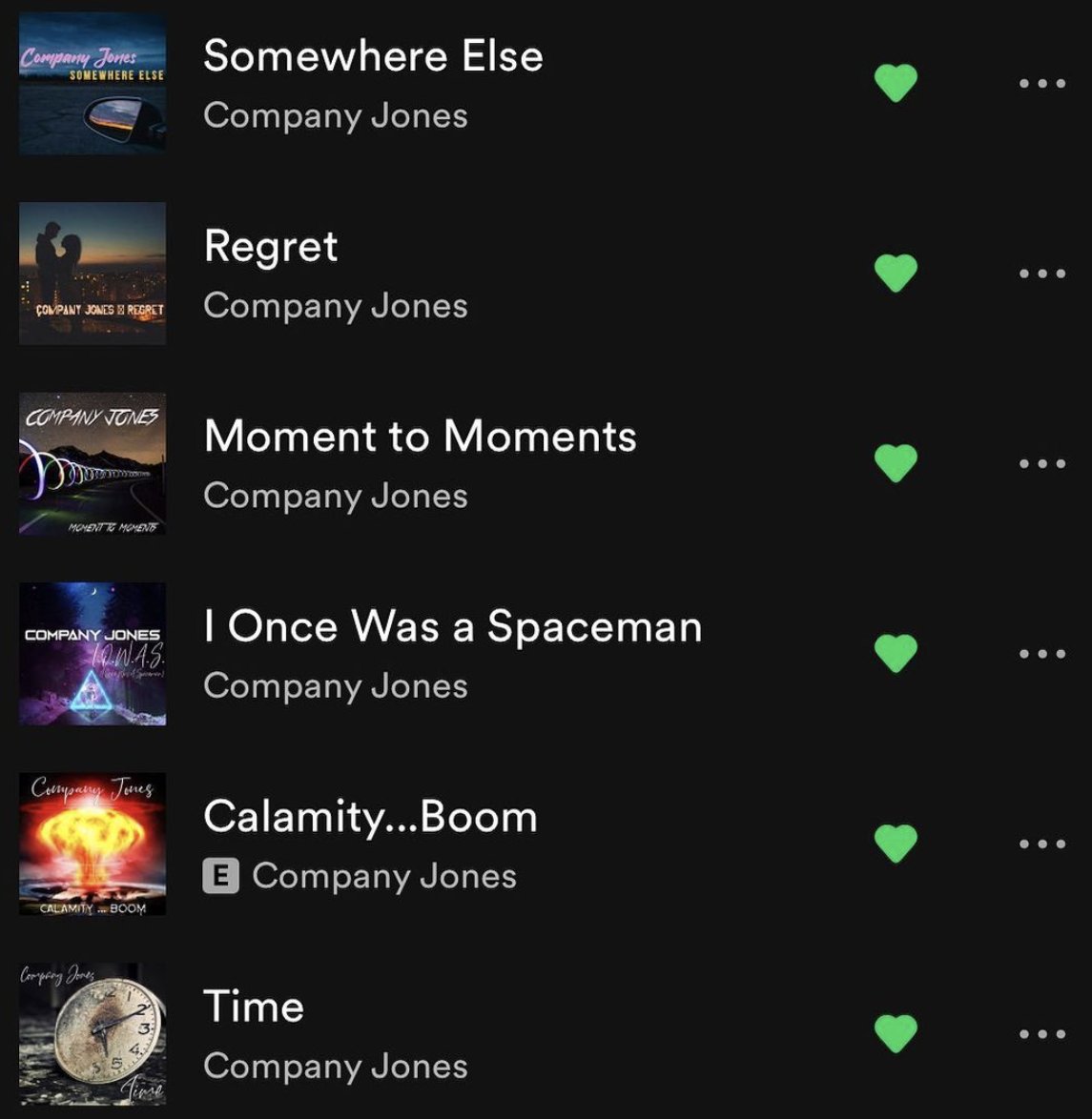 Birthed in Miami in 1991, on hiatus until a quarantine-driven reunion in 2020—#CompanyJones is back with a new batch of tunes; their first since the #PrivateHighway EP in 1993. 

<a href="/Spotify/">Spotify</a> link for now and lots more on the horizon. Let's go. spoti.fi/3dFMeA0

#ReturnToSoul