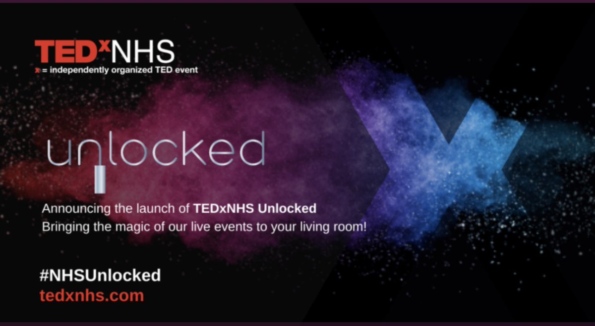 Am absolutely thrilled to be speaking at this year's <a href="/TEDxNHS/">TEDxNHS 💙</a> on life, death, palliative care, pandemic medicine  and.... pink gin on 20th April, 7.30pm.

Please join me - and the brilliant <a href="/nadeenhaidar/">Nadeen Haidar, RD</a> on 23rd March &amp; @BaldFont on 6th April 💙

Details: tedxnhs.com/tedxnhs-unlock…