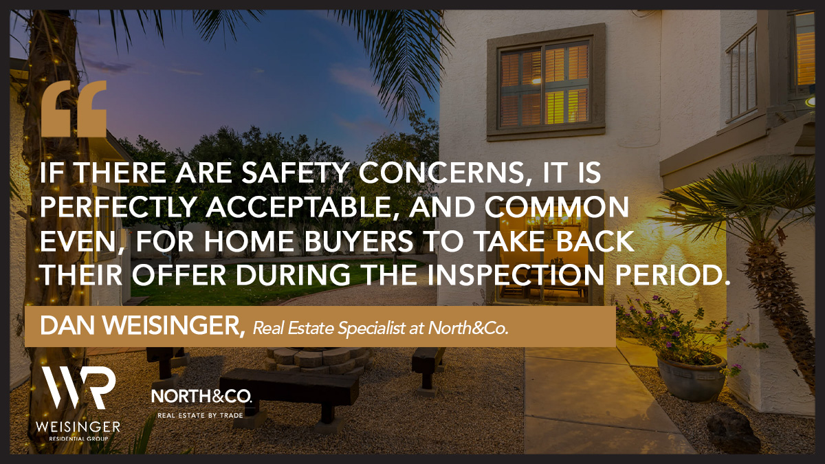 dan_weisinger's tweet photo. There’s no reason to feel bad if you change your mind about purchasing a home. 🙅‍♂️😔 If there are serious health or safety concerns found during the inspection period, it’s probably best that you move on and look at other properties. 

#homeinspections #phoenixrealtor https://t.co/nMCov6iUHF