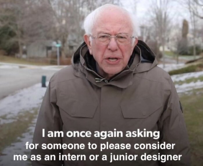 aynotey's tweet image. Tonight it was confirmed I will be made redundant at the end of March. Please look at this shitty Bernie meme I made and please also check out my portfolio (link in my bio). If you fancy please like/RT/share with anyone who might be interested in my work 🙏🏻