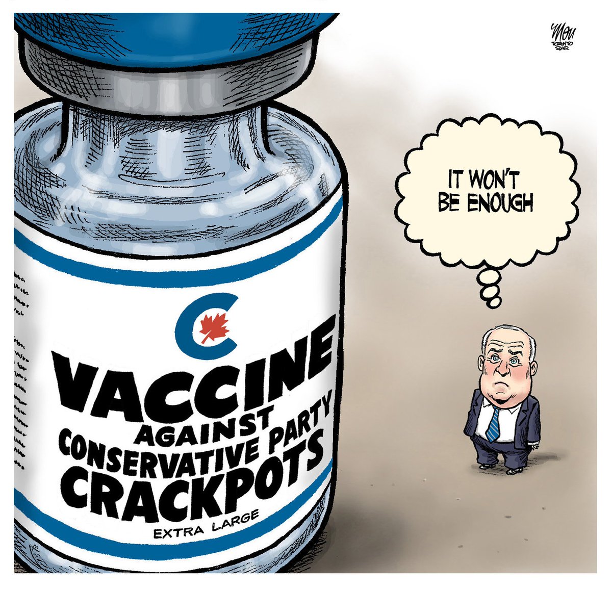 Please enjoy Wednesday's #erinotoole cartoon in <a href="/TorontoStar/">Toronto Star</a> #cdnpoli