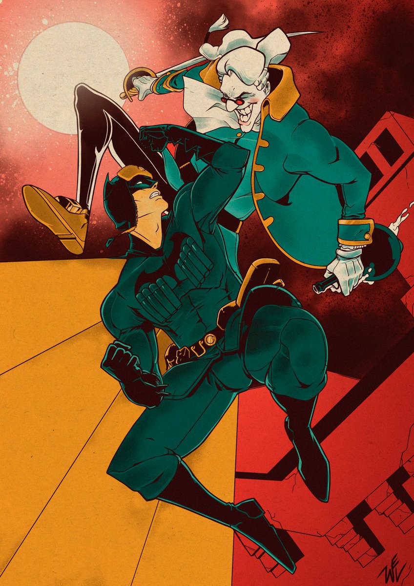 Sergei Titov on X: Soviet Batman and Joker from @mrmarkmillar 's Red Son.  The Joker design is based on Dr. David Livesey from the 1988 animated  adaptation of Treasure Island by Kievnauchfilm