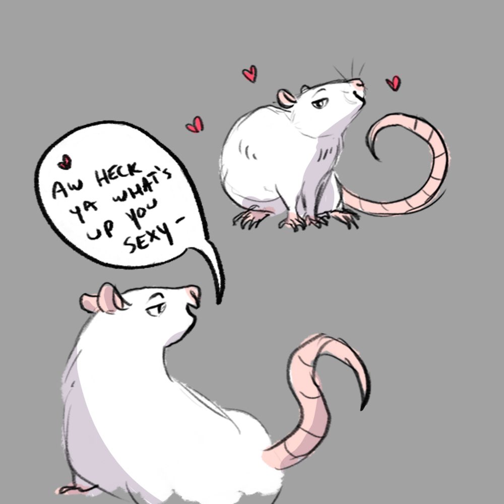 earlyworm123's tweet photo. Some unexpected fan art for #comeasyouare by @emilynagoski I’m learning so much about myself and about rats, come join me https://t.co/O9xNO4RIa8