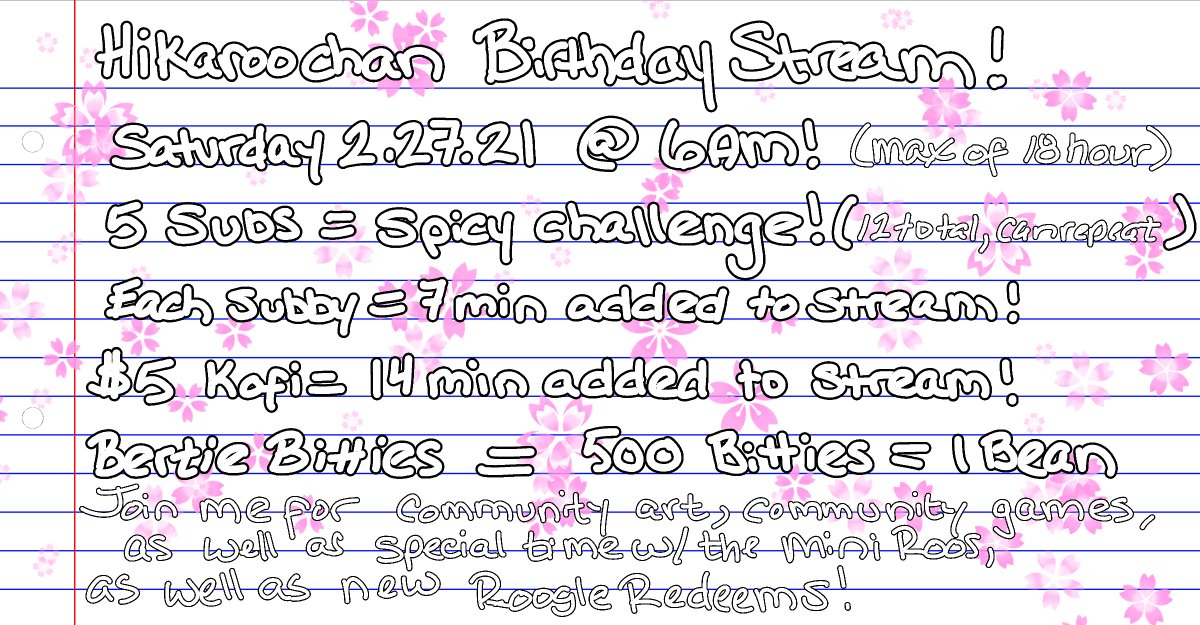 Official birthday stream, a celebration of two years of streaming, AS WELL as reaching 500 followers on Twitch! I really do love and appreciate you all.. TT n TT I know my growth is slow, but I am happy to be on this adventure with you!
<a href="/FalseProphets__/">FalseProphets</a> <a href="/WolfPackHype/">Wolf Pack</a>