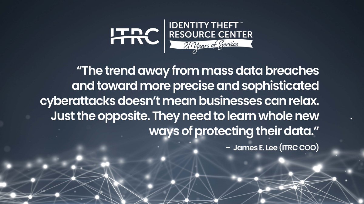 IDTheftCenter's tweet image. The ITRC 2020 #DataBreachReport Reveals Good And Bad News For Businesses And Consumers idtheft.center/2NhoV4D