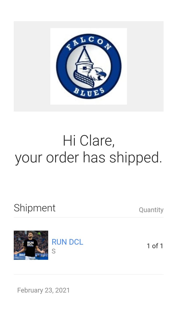 claregavo87's tweet photo. Mails you love to read π @FalconBlues1878 can't wait! #rundcl https://t.co/HystOZVqFE