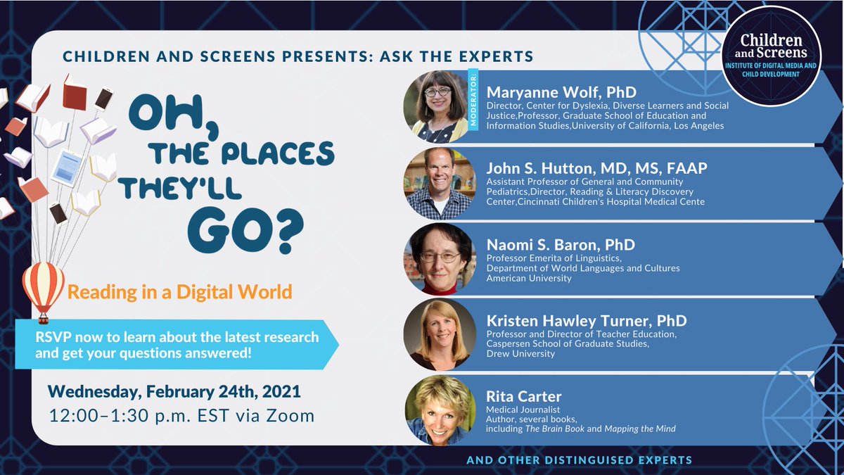 PsycoachTP's tweet image. @childrenscreens has been doing an incredible job providing insights into the physiological impact of #TechUse &amp;amp; #ScreenTime. 

Join us tomorrow for another expert-led discussion, this time on the topic of #Reading📖👇

#DigitalWellness #ChildrenAndTechnology #HealthyTechHabits