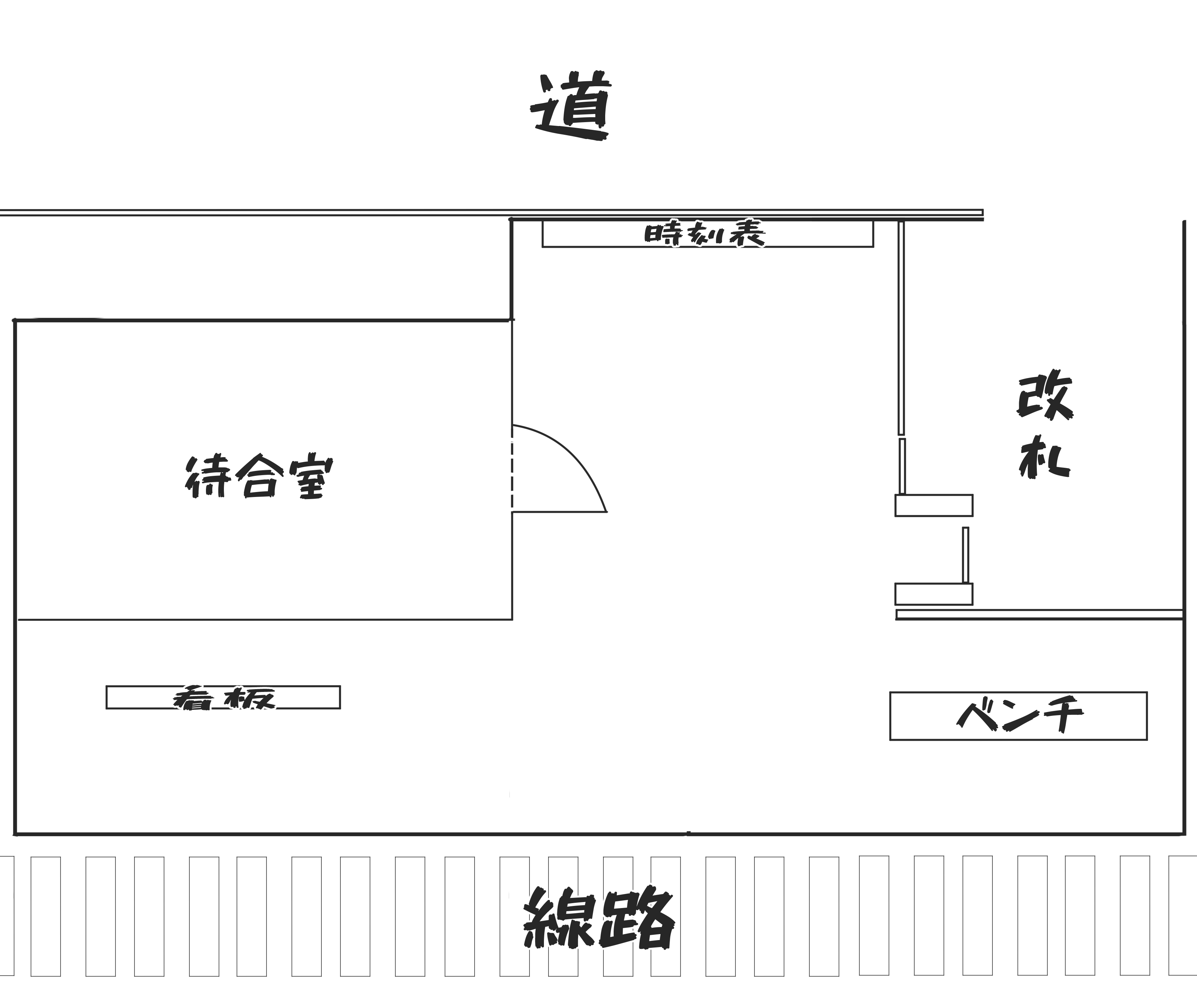 駅構内簡易マップ