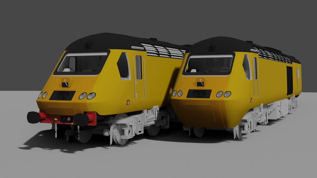 Blobinik's tweet image. The modelling of both ends of the class 43 NMT is complete, texturing will be done by someone else. #Blender3d #RobloxDev