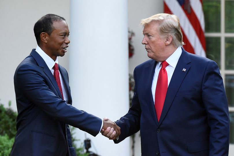 Donald Trump sends best wishes to "true champion" Tiger Woods after car crash