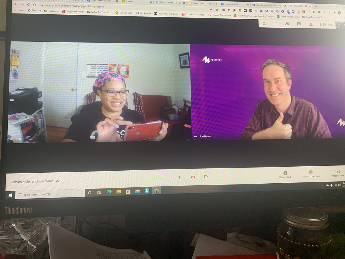 Thank you, Jon, from <a href="/justmoteHQ/">Mote</a>, for conducting an early morning professional development. I can not wait to implement the latest Mote features and spread the word about Mote to my colleagues. <a href="/RPCS369/">Rosa Parks Community School</a> <a href="/debraprinc/">debra joseph-charles</a> <a href="/jchuy15/">jchuy</a> #GoodtoGreat