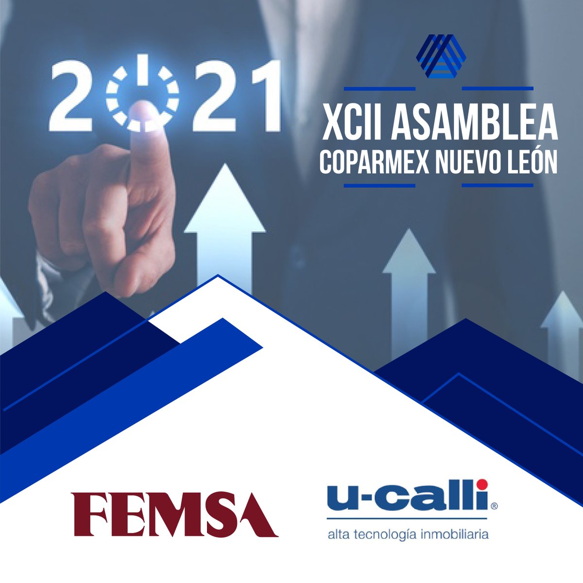 CoparmexNL's tweet photo. #AsambleaCoparmex 📌 ¡Estamos a 8 días de vivir el evento más importante de marzo! Agradecemos a @FEMSA y a @ucallimx por su apoyo gran apoyo como patrocinadores.
✍️ ¿Te registraste? Estaremos hablando sobre #México y su situación actual.
➡️ https://t.co/evjtjrRiki https://t.co/Y5dvrIRUrN
