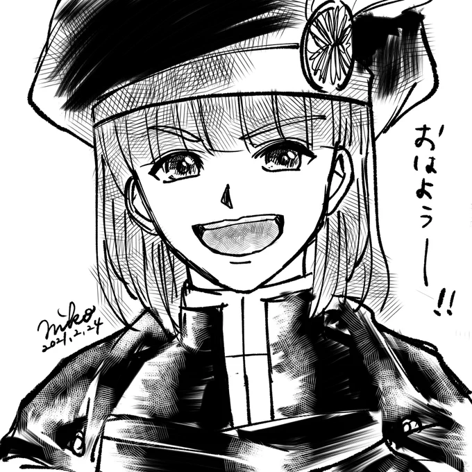 おはようございますー!
明け方からドタバタしたので15分らくがき写経 