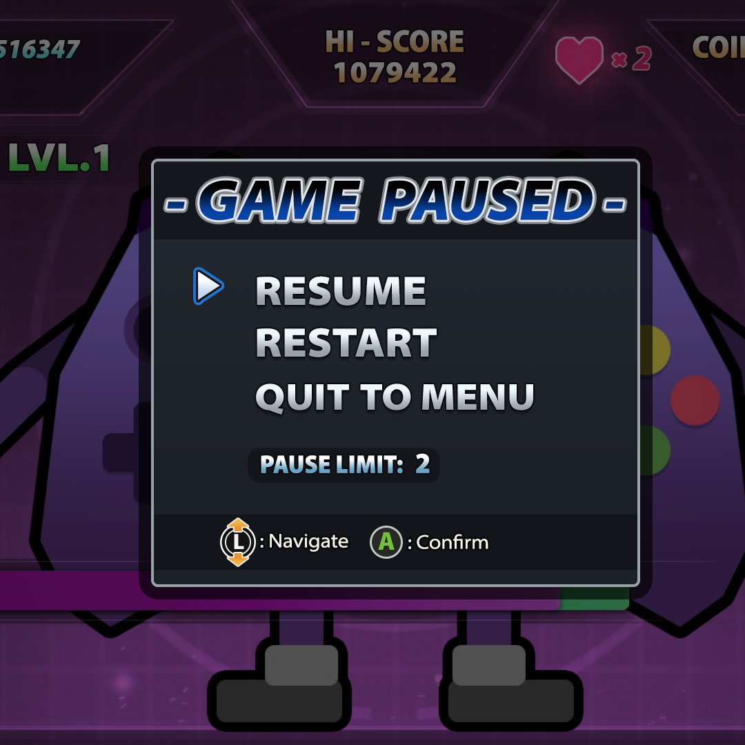 KasaOnIdeas's tweet image. We updated our Pause Menu and added a "Pause Limit" in the last weeks update for "Game-Kun: Input Challenge"!😀
store.steampowered.com/app/1283660
#indiegames #gamedevelopment #gaming