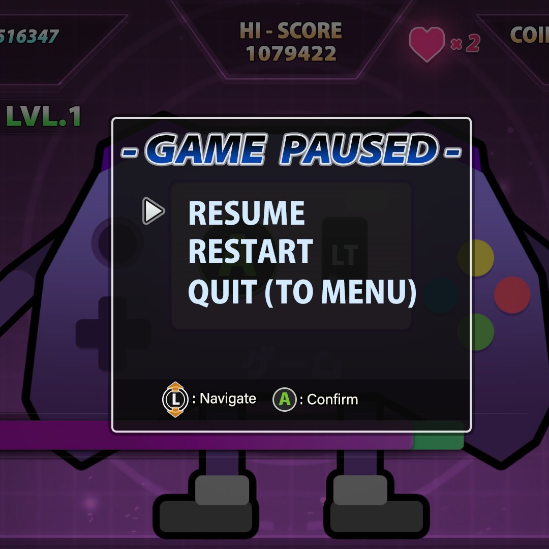 KasaOnIdeas's tweet image. We updated our Pause Menu and added a "Pause Limit" in the last weeks update for "Game-Kun: Input Challenge"!😀
store.steampowered.com/app/1283660
#indiegames #gamedevelopment #gaming