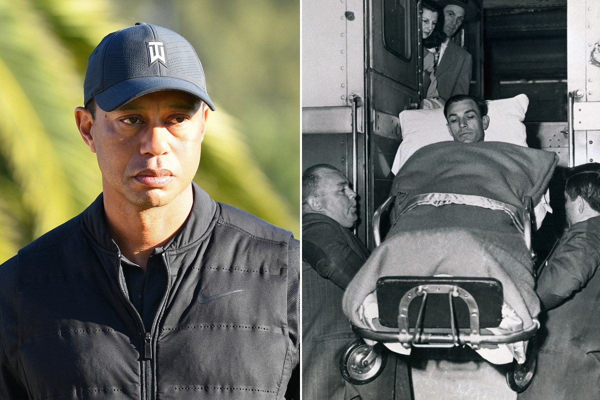 Tiger Woods car accident eerily similar to Ben Hogan's violent wreck