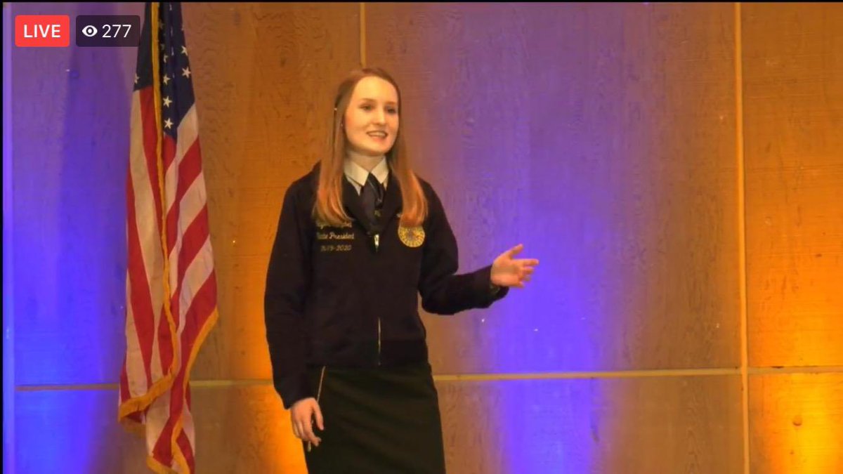 First up is Taylor Campbell. Taylor Campbell served as the 2019-2020 Tennesse FFA State President and is currently majoring in plant science at the University of Tennessee.