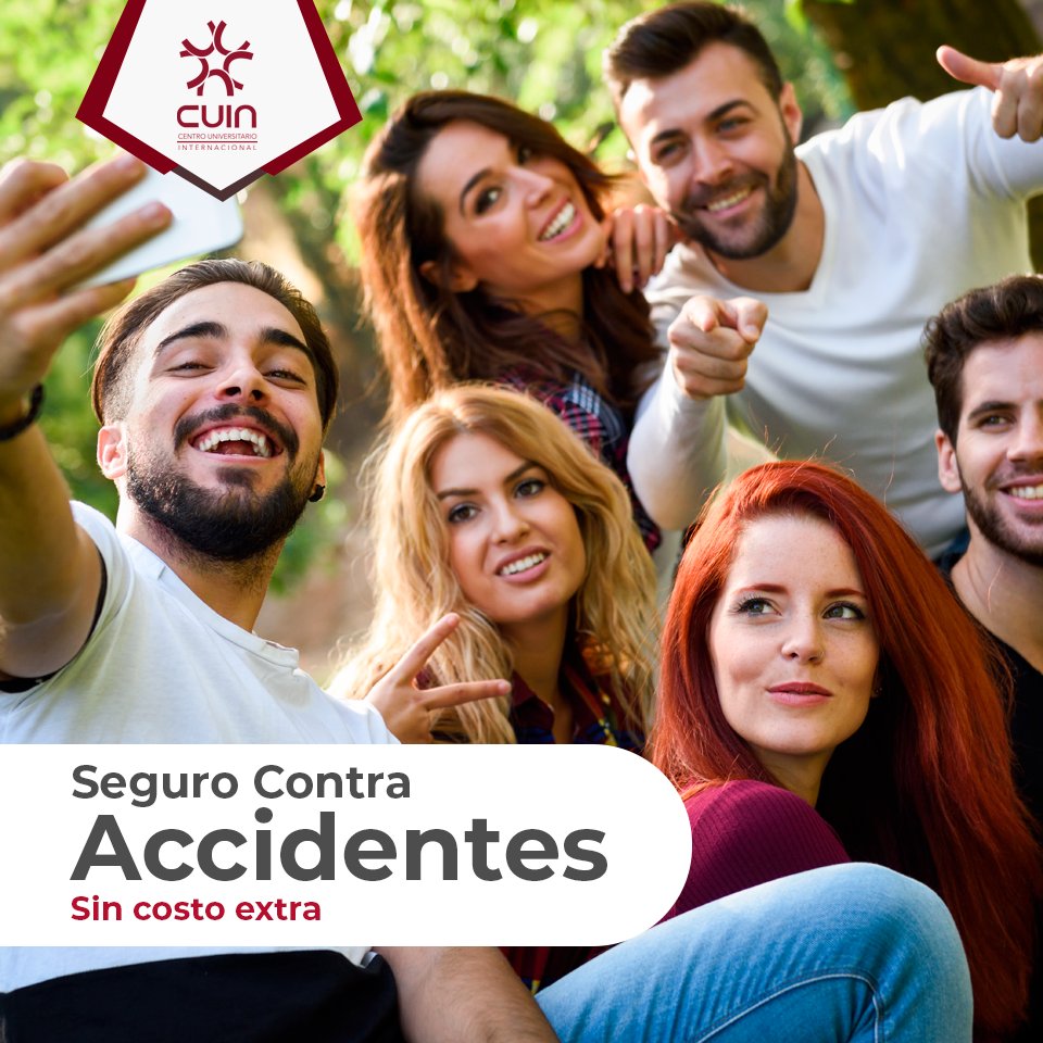 CUINMX's tweet photo. Es nuestro compromiso cuidar tu bienestar y protegerte, por lo que contarás con un seguro contra accidentes el cuál te respaldará a lo largo de toda tu carrera.

https://t.co/HfUrUG0iOg https://t.co/5LWwNSjoD0