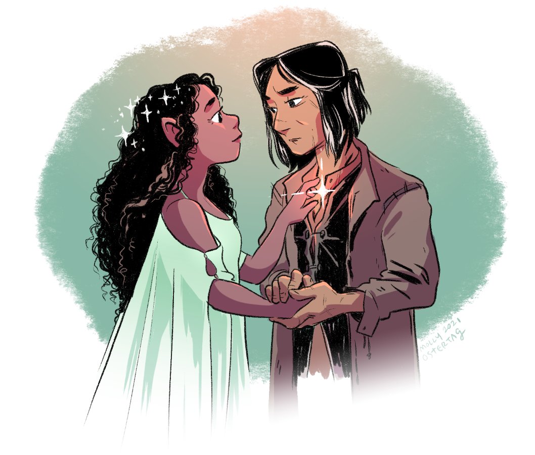 'I thought I had strayed into a dream' Arwen and (lesbian) Aragorn for Diverse Tolkein Week day one - women of color #dvtw21