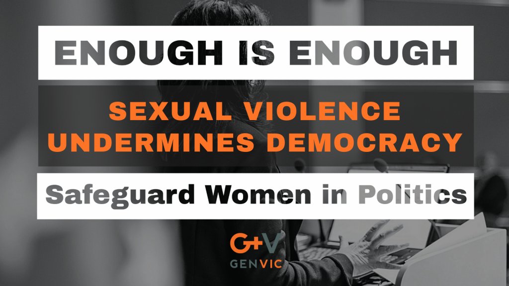 genderequityvic's tweet photo. MEDIA RELEASE - #EnoughIsEnough - Solutions for safeguarding women in parliament. Today we're launching our Safeguarding Women in Politics project to address systemic and institutionalized gendered violence in Australian Parliaments. Read more: https://t.co/eCyDQzgbOI https://t.co/ywmPxRy5P8