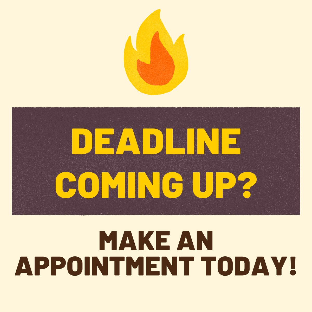 We get the feeling some of you in ENGL 001 &amp; 002 have some papers due soon...Make an appointment at the Writing Center today!