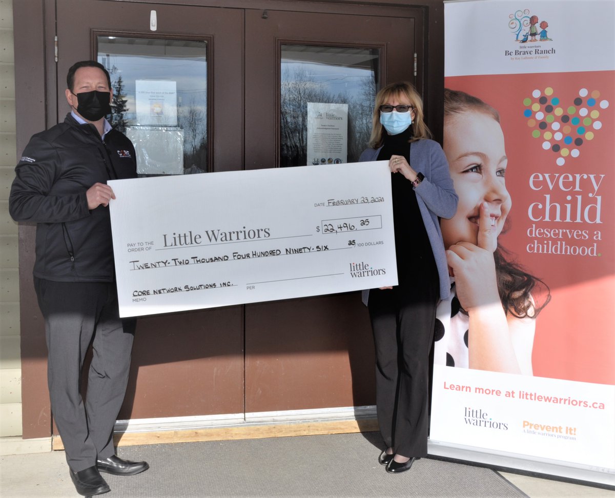 LittleWarriors's tweet photo. We are so grateful for the support from our friends at @TeamCoreNetwork Please support those who support us:  https://t.co/Ags8pkSEau #yeg #Alberta  #stalbert https://t.co/sAYWl2CLCA