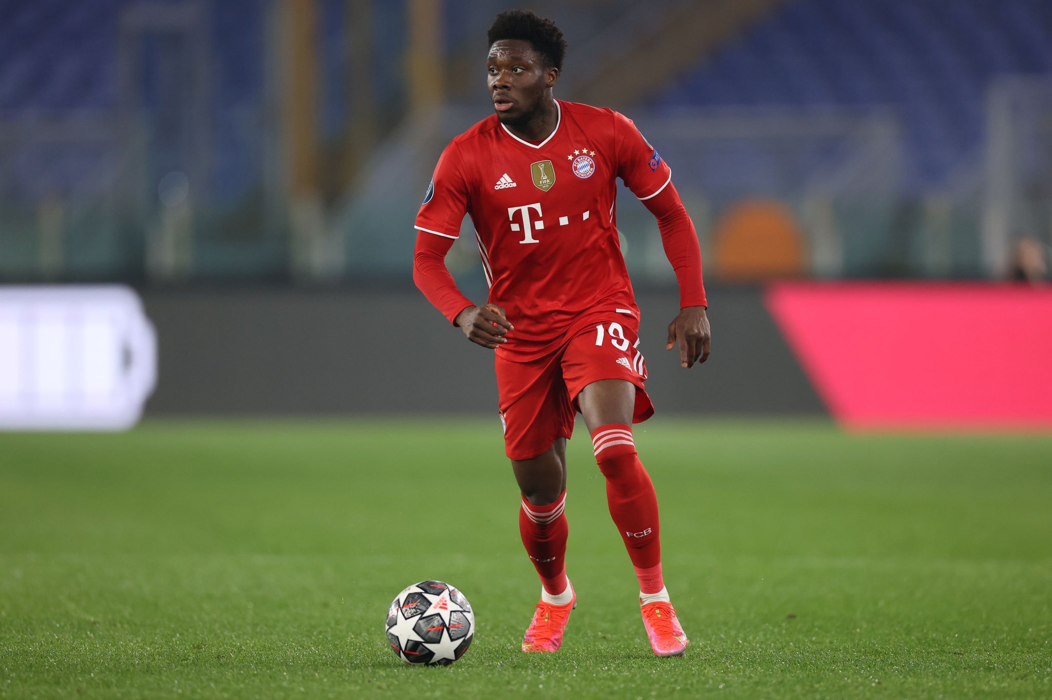 Alphonso Davies is currently the fastest player in world football. 