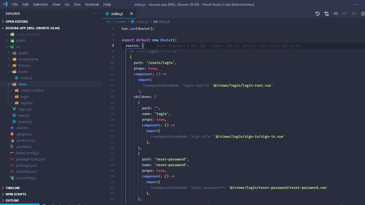 angelgfigueram's tweet image. Day 15/100✅.

Go ahead with the app at work, today i completed the login and register views connecting them in the vue router too.

#100DaysOfVue #100DaysOfCode