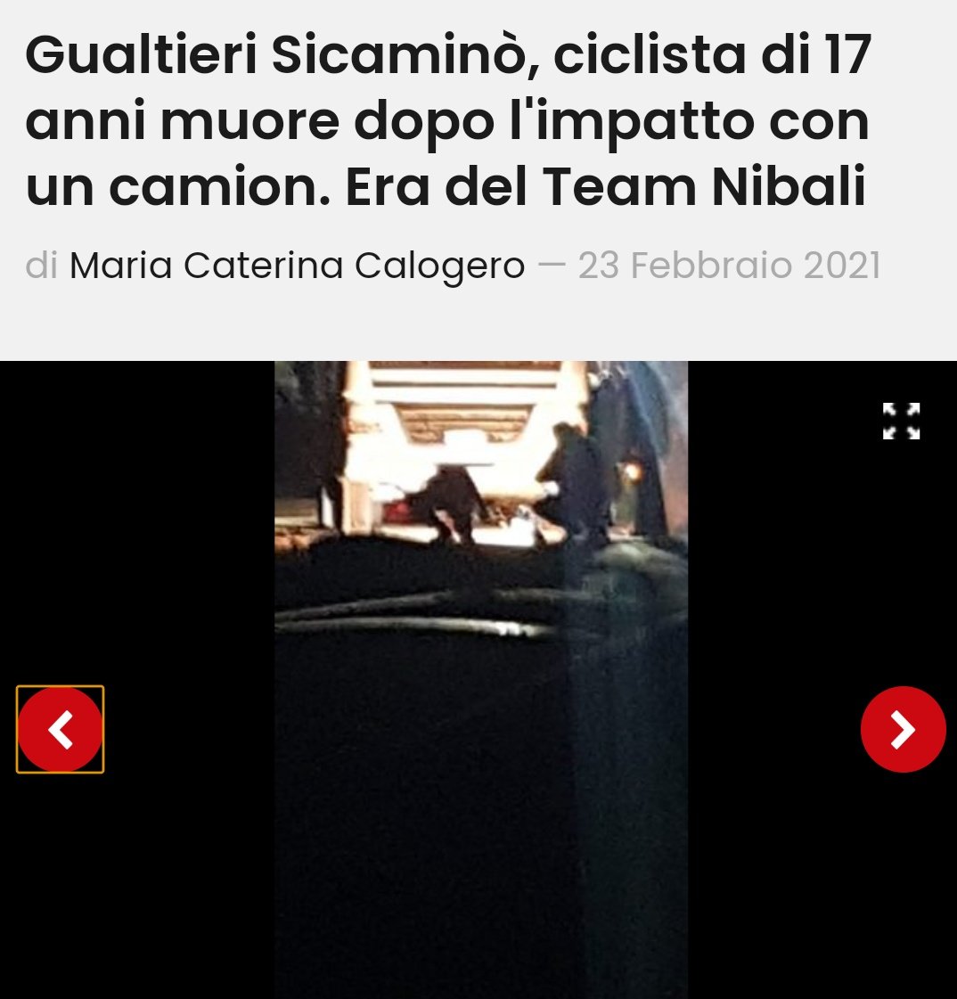 In meno di 5 anni due ragazzi del #TeamNibali uccisi sulle strade del messinese. In mezzo la fine di Scarponi a Filottrano. In Italia ogni 40h c'è una nuova vittima in bici. Non bastan più il cordoglio e le parole, serve mettere in sicurezza le strade, rivoluzionando la mobilità.