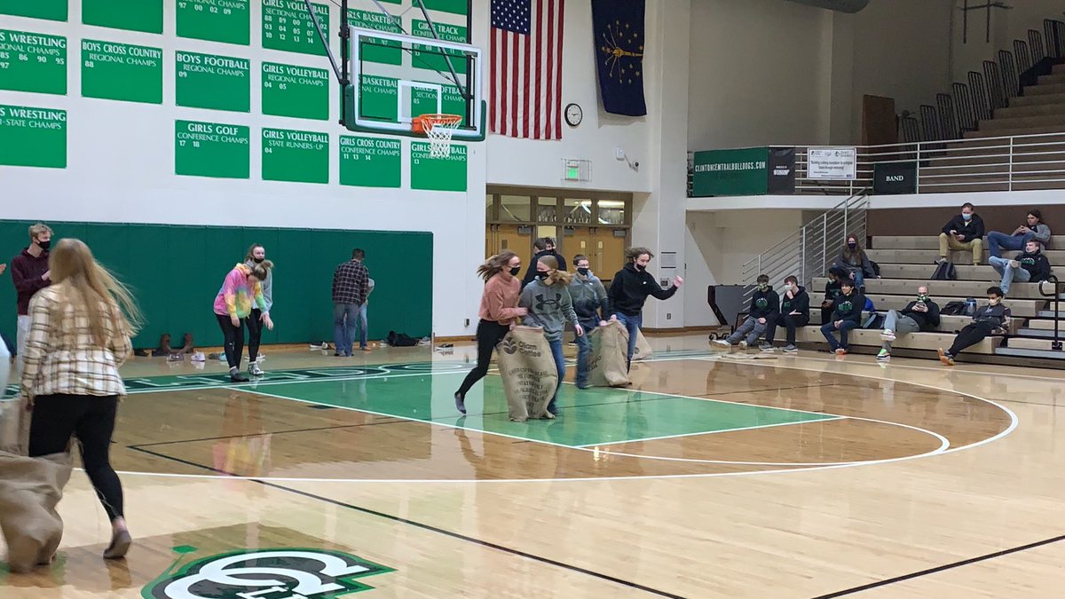 Today’s activity for National FFA Week was the sack race! We had a great turnout and members got very competitive!!