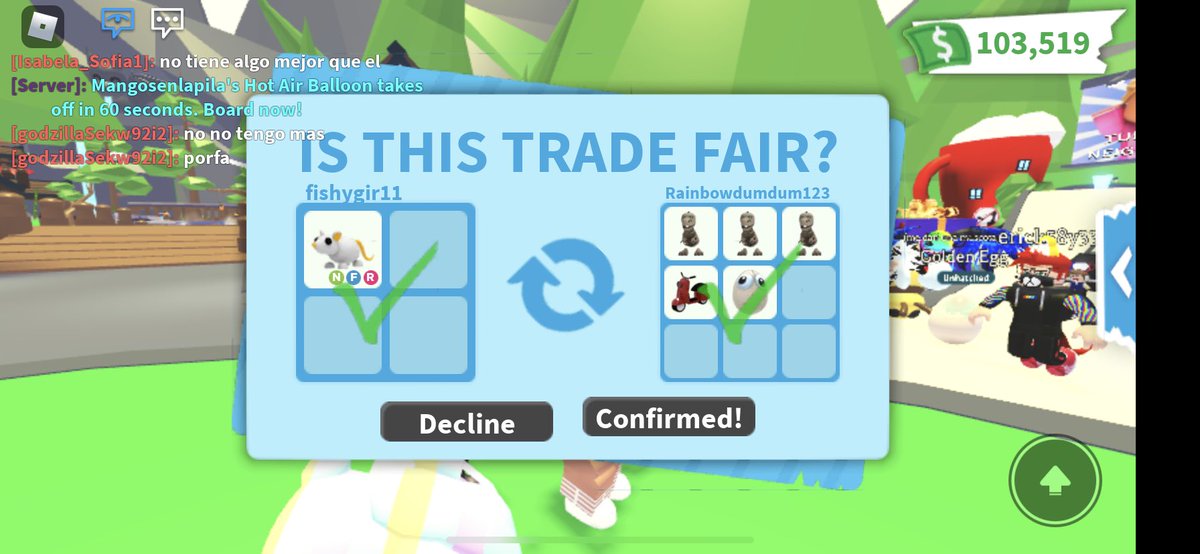 istandwithcorb's tweet photo. How were these trades? 🦋🦋 #adoptmetrades #adoptmetrade https://t.co/0sE3lLI7mA
