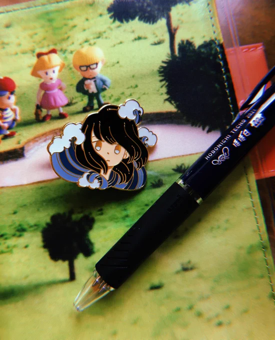 Thanks for the pin and hobonichi pen @houkiboshii !!! ‧⁺◟( ᵒ̴̶̷̥́ ·̫ ᵒ̴̶̷̣̥̀ ) 