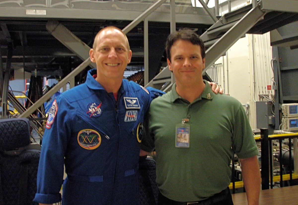 Cheers and happy birthday Clay.
This Nebraska native spent 167 days in space and performed six spacewalks.
He is also an aquanaut having lived 62-feet underwater off Key Largo for two weeks straight.