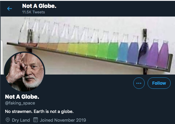 FlatHall's tweet photo. For systematically Spread Misinformation &amp; deny proven facts with Bible Based Physics🐍🍎

Provide no back up evidence
Being the perfect example of denialism,stupidity, ignorance, lack of logic &amp; analytic thinking

Inducted into Flat Earth Hall Of Shame

Not A Globe
@faking_space https://t.co/B75631sIvr