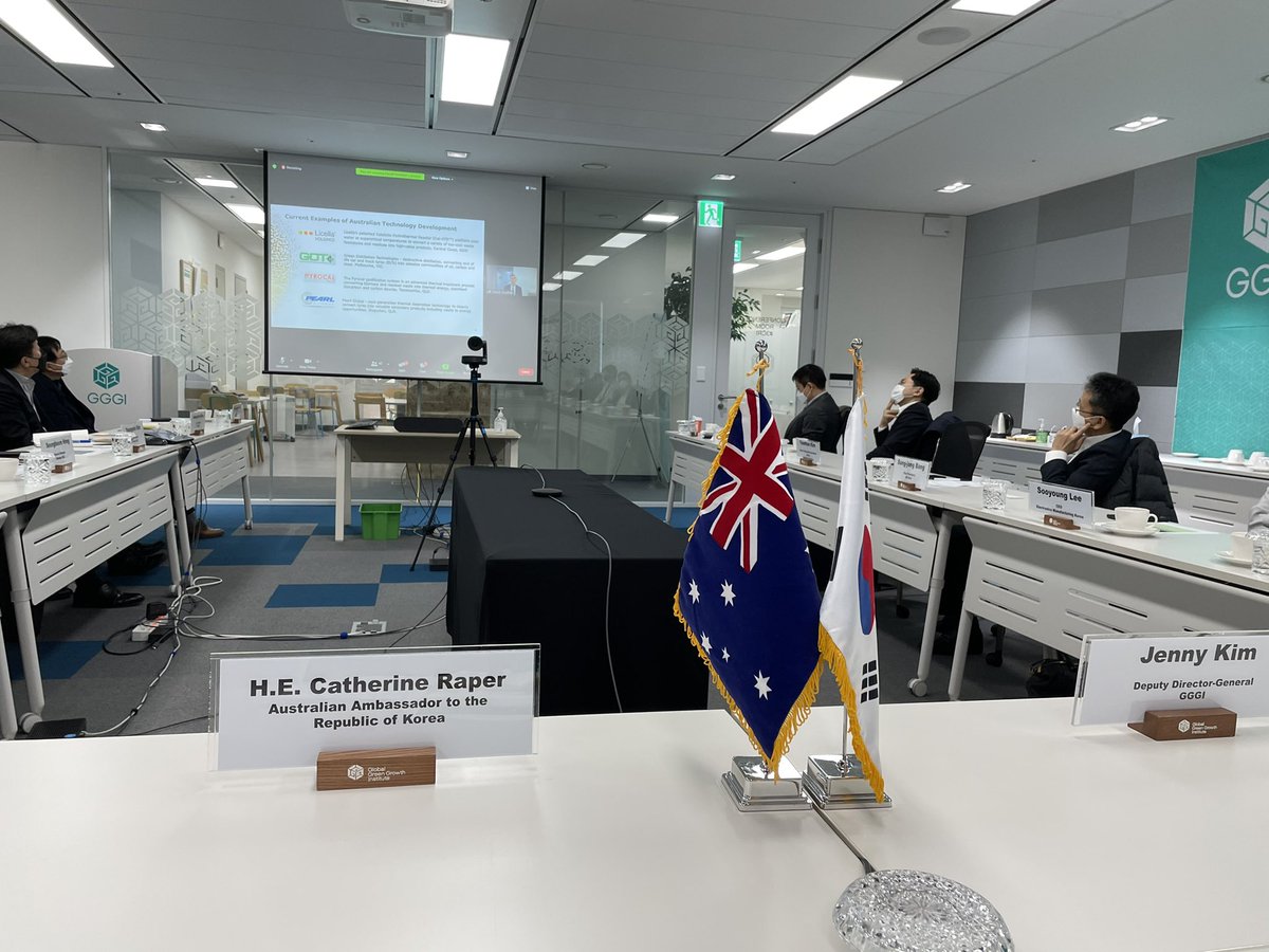 Excellent workshop with @gggi_hq and @AustChamKorea on opportunities in the circular economy in Australia for Korean business. Thanks to all speakers and attendees!