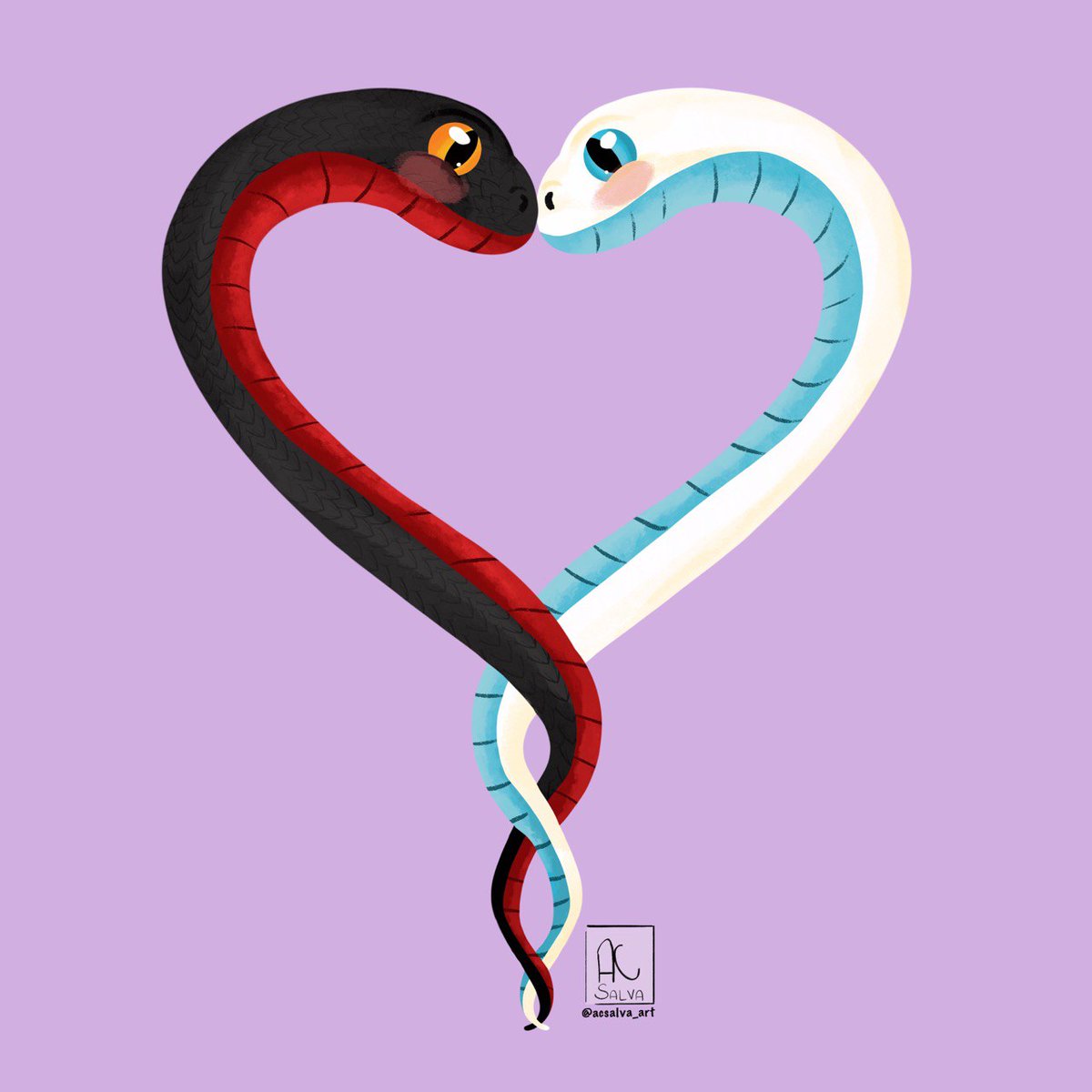 Ehhhh happy valentine's Day? 

Look, it's lockdown, days don't matter, love is love 

#valentinesday2021 #snakes #crowley #Aziraphale #ineffablehusbands #GoodOmens #goodomensfanart
