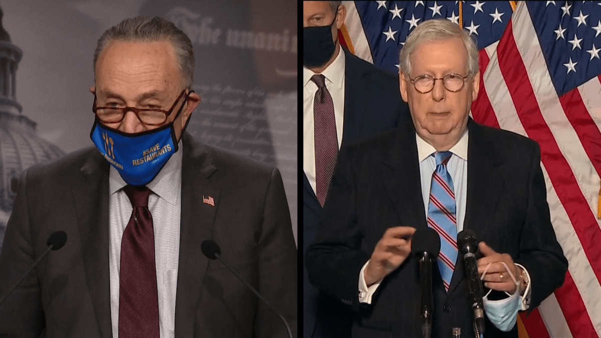 nbcchicago's tweet photo. Schumer Says COVID Relief Package ‘on Track' to Be Signed by March 14 https://t.co/8IjWXLnJjr https://t.co/ujQTQOGbXc