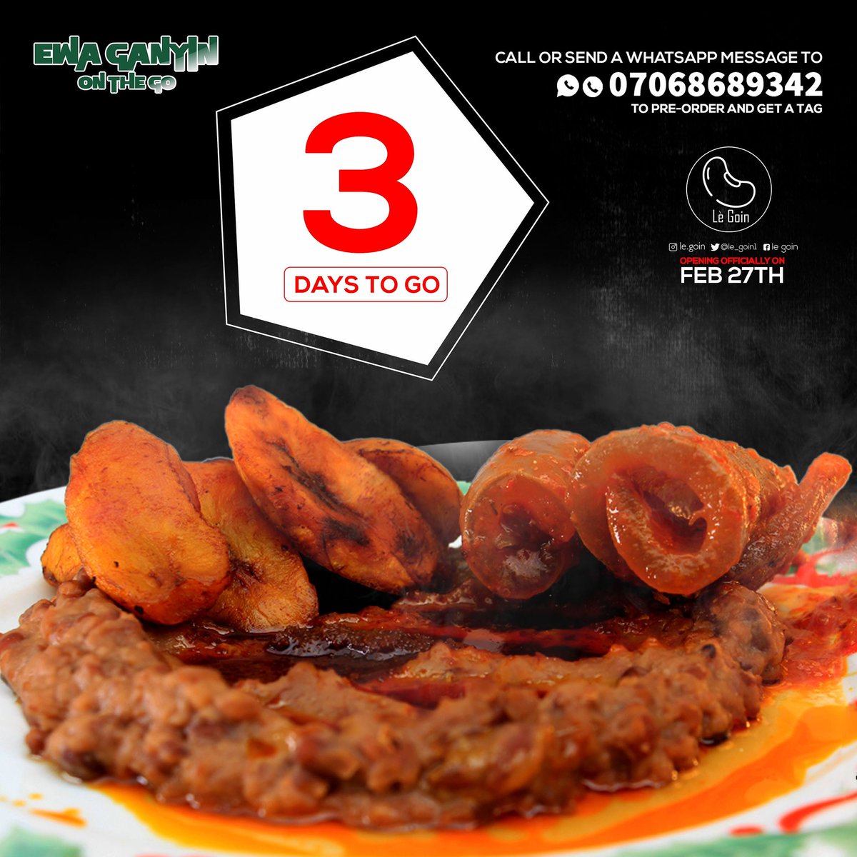 le_goin1's tweet photo. Get ready!💃💃💃

The wait is about to be over🥰

Ewaganyin tóh bahd🔥🔥🔥

@dr_vin1 @BFunitures @Horlah_davies @AgbebiOlumide @Y_Sotimirin https://t.co/gH4o8WVjPx