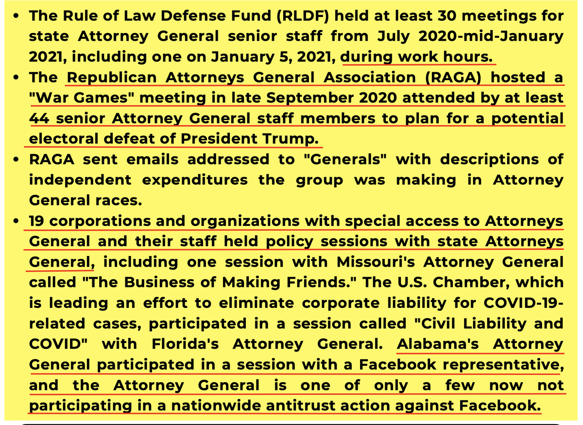 This is every kind of f**ked, but we're talking about a coup d'état, so to be expected.- Planned the insurrection on the taxpayer dime- Corporations were at a meeting including "war game" exercises against the election for $50k or more