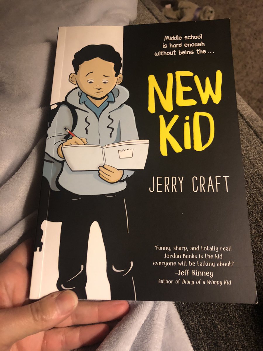 Book 22: this graphic novel by  @JerryCraft was the perfect read after a lot of intense books. And such a great rev for middle school! I need to pick up Class Act!