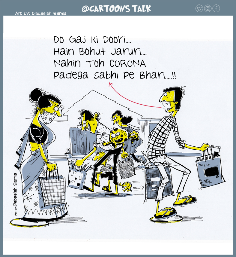 CartoonsTalk's tweet photo. #coronavirus #COVID19India #news #awarness #SocialMedia #people #railway #event https://t.co/ulZ17kDB8f