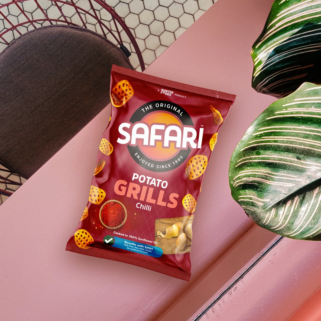 createdbyblk's tweet photo. Black and @HunterFoods worked closely to reimagine and refresh the brand and the Safari portfolio. Each package captures the brand attributes of fun and flavour, and positions Safari as the go-to chips for kids and adults 😋

https://t.co/oFbSQg5Ioh

#hunterfoods #betterforyou https://t.co/NPD8XUsIze