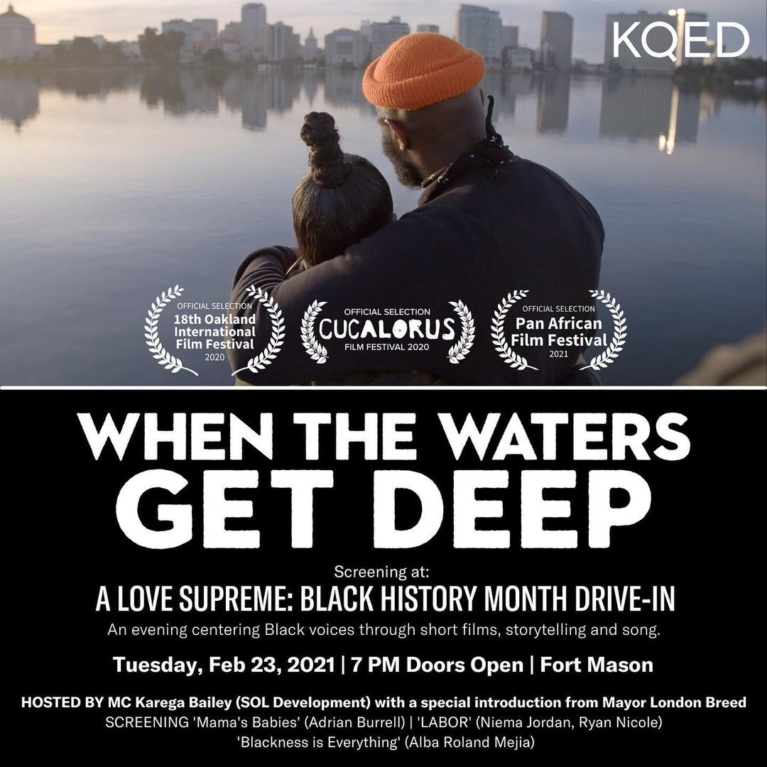 Yani_Poppins's tweet photo. #WhenTheWatersGetDeep was powerfully beautiful and Black.
Made me miss my grandma, my cousin, my stepfather, my uncle... Sandra Bland, Oscar Grant, and all loved ones lost.
Thank you @KQEDarts for this presentation at Fort Mason. https://t.co/gFLCtzlTVg
