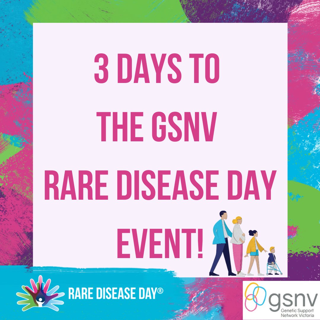 It's getting closer.

Rare Disease Day 2021- have you registered to join our conversation this Friday ?

We are launching our #mygenesandme project, but you can get a sneak peak if you go to our YouTube channel GSNV Info

youtube.com/watch?v=NGPc8u…