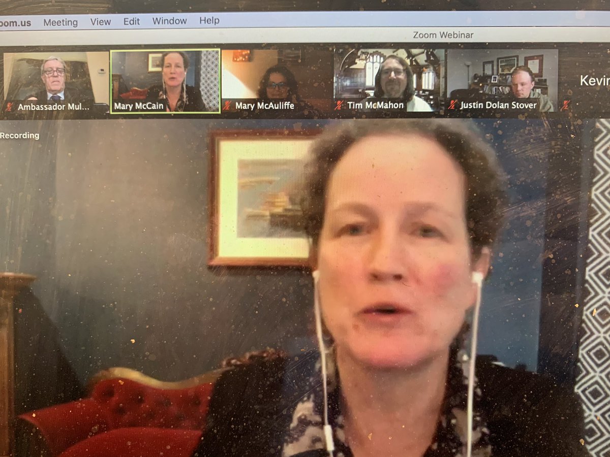 Enjoying tonight’s discussion of Ireland’s war of independence 1919-21 as part of <a href="/IrelandEmbUSA/">Embassy of Ireland, USA</a>’s centenary series, ‘A Farther Shore’.