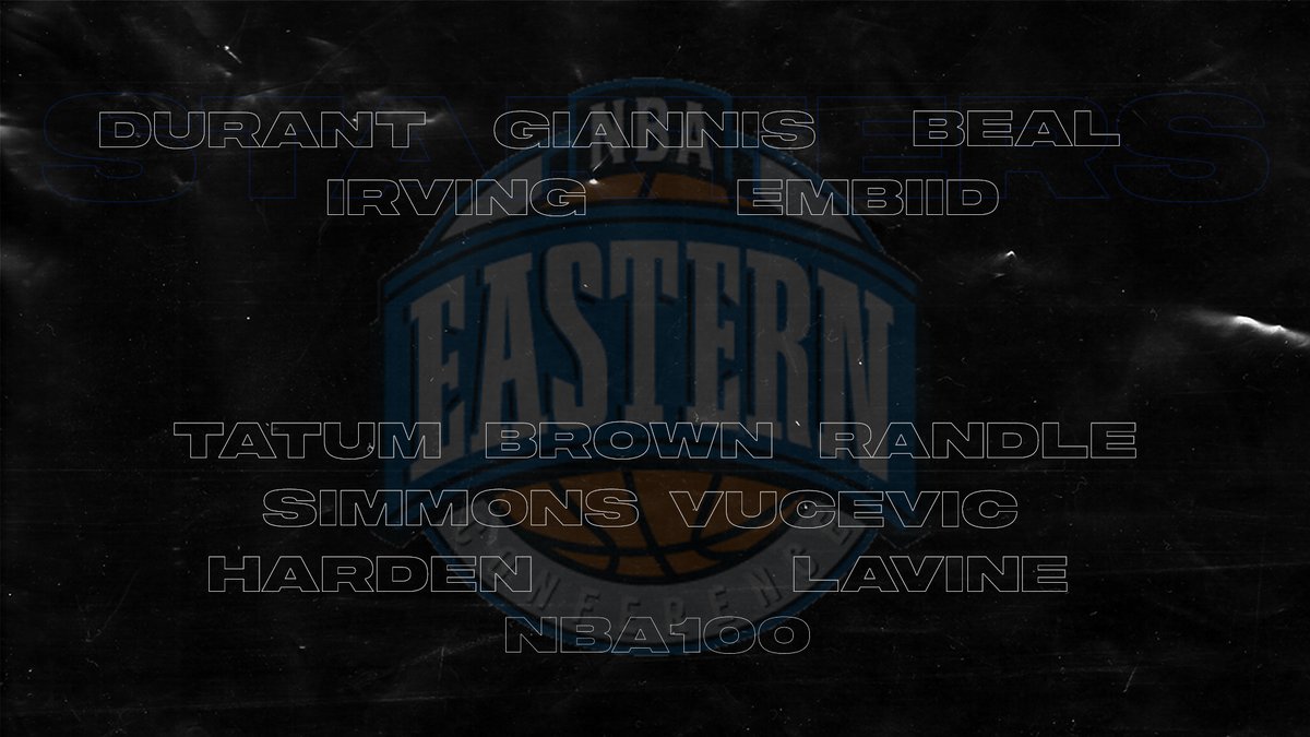 _NBA100's tweet image. Full All-Star teams have been announced! who do you think missed out and who they should have replaced? #NBA100