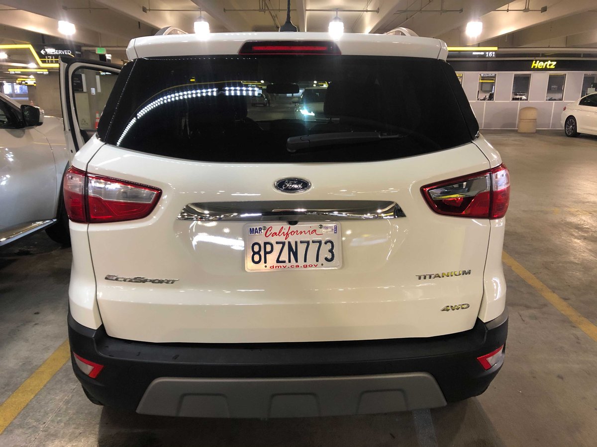 fiveyardpass's tweet photo. Guess how you open the boot on this thing? Another fine example of  superb design... (not really) https://t.co/EEC3GHcksq