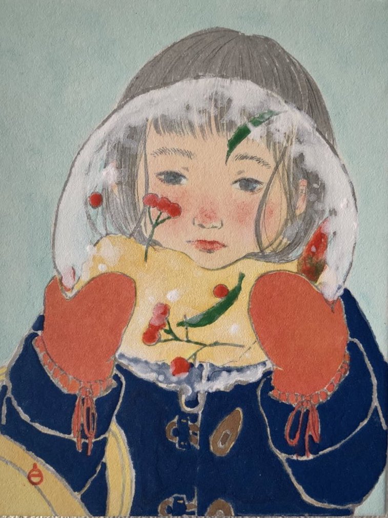 今日は昨日植え替えした蓮池に分厚い氷が出来ていて 季節にぶん回されてめげそう 妄想ハクビシンのイラスト