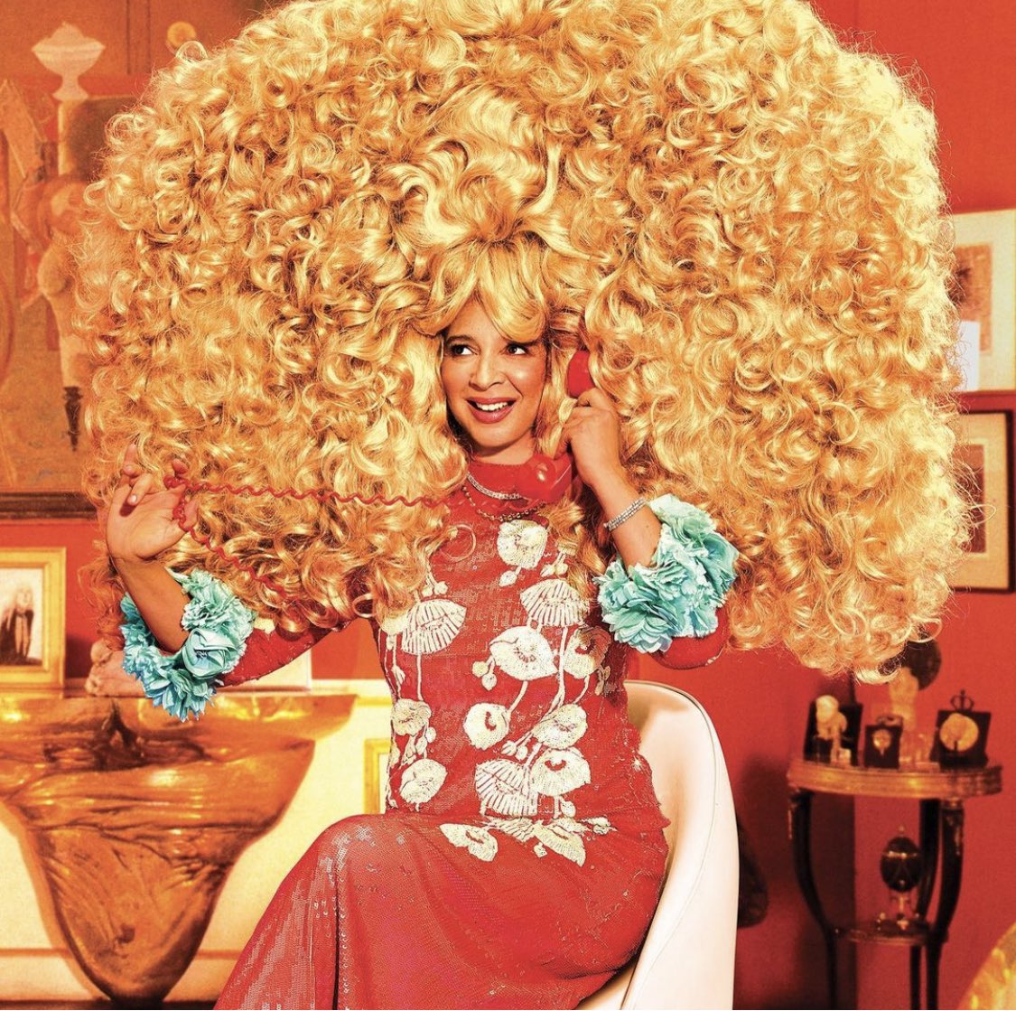 Me when I take my bun down.