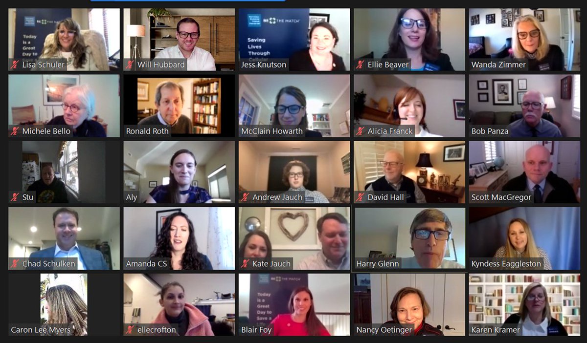 Hubbard_WJ's tweet photo. Look at this group of tireless advocates "walking the halls of congress" today with @BTMPublicPolicy to call for reauthorization of the @NationalMarrow Program. Over 100,000 lives saved, and counting! #VirtualFlyIn #TRANSPLANTAct #S288 #HR941 https://t.co/A9qa7GEhlW